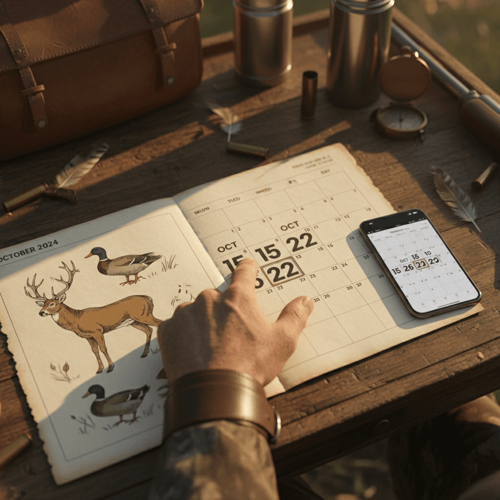 Rut and migration calendar planning